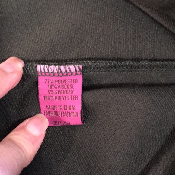 Forest Green Tunic with Faux Leather Collar - Picture 6 of 11